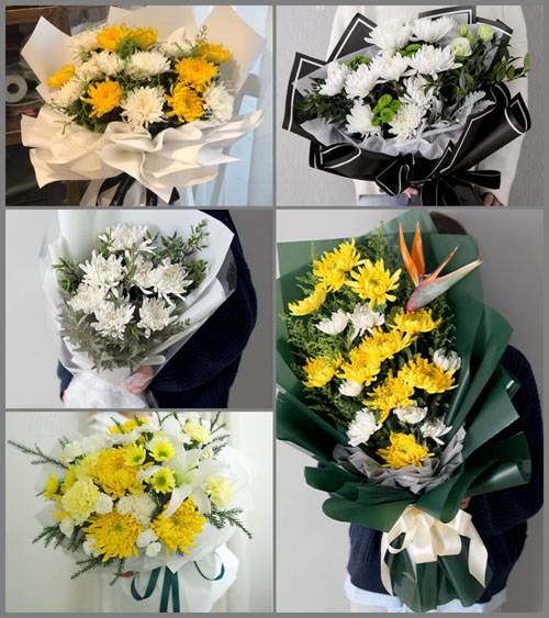 广东梅州市五华县横陂镇长兴村白事花束代送